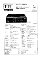 ITT SRX-75-HiFi-Pro - Service Manual - Manual 